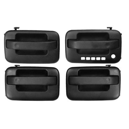 Set Of 4 Left And Right, Front, Rear Exterior Door Handle 2004-2014 For Ford