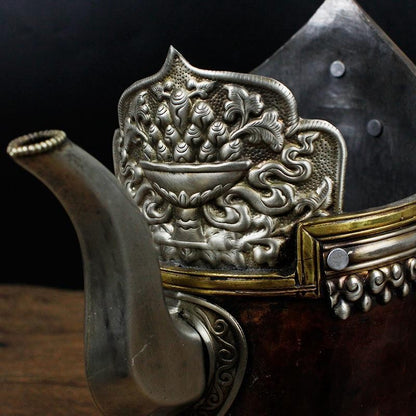 Nepalese Tibetan Brass Teapot Butter Tea Pot Ethnic Tibetan Style Water Pitcher