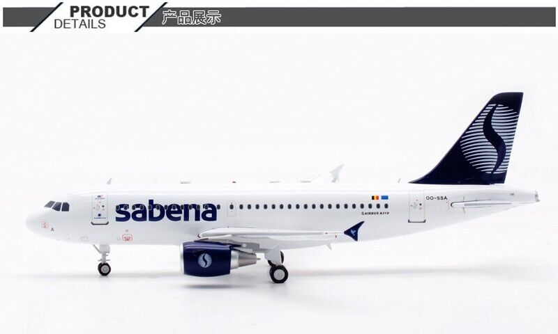 1:200 InFlight Sabena AIRBUS A319 Passenger Airplane Diecast Aircraft Model