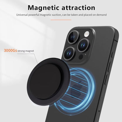 Genuine Carbon Fiber Magnetic Phone Grip Compatible with Magsafe，Collapsible Mob
