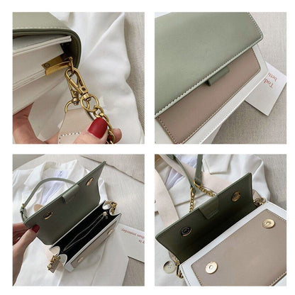 Crossbody Bag Handbag Flap Bags Simple Shoulder Purse Luxury Polyester Brown 1PC