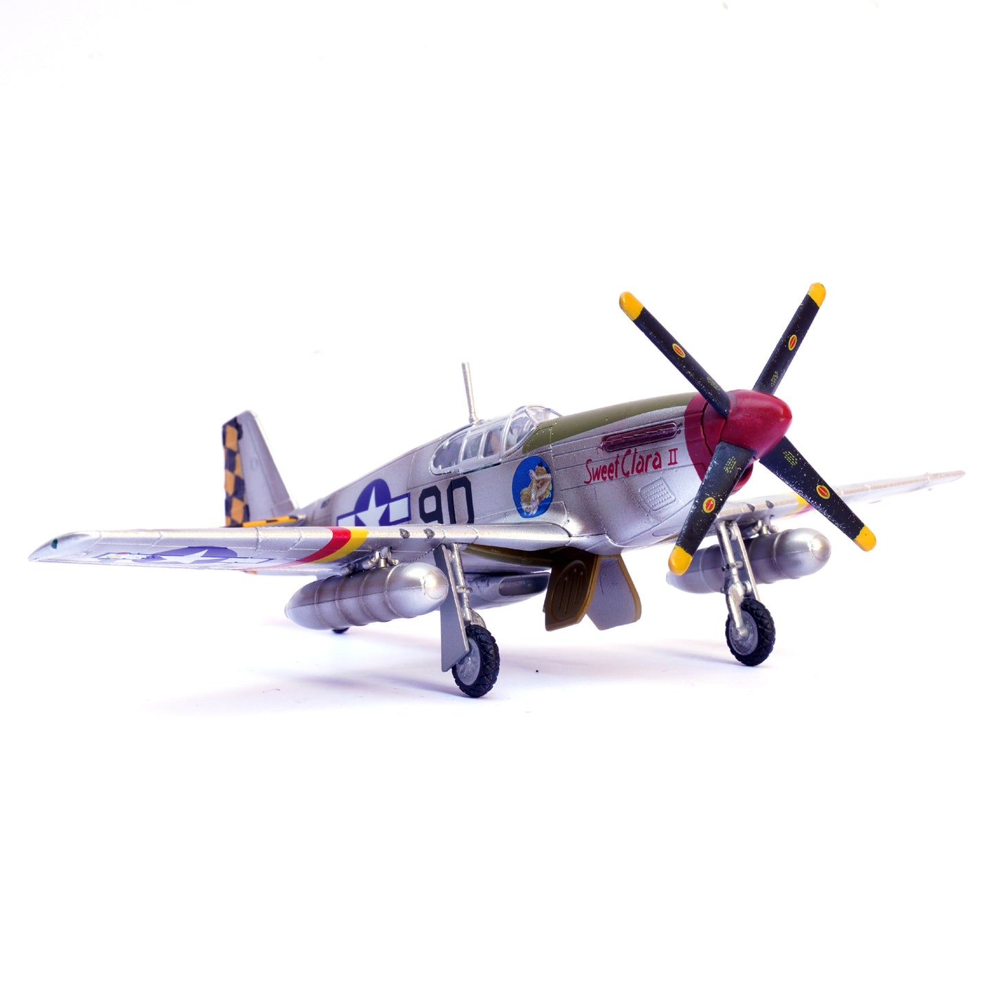1:72 LEGION P-51B MUSTANG Fighter Plane Aircraft Diecast Airplane Model