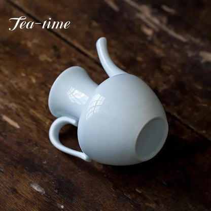220ML Chinese Style Vase Tea Pitcher Handmade Ceramics Tea Making Justice Cup