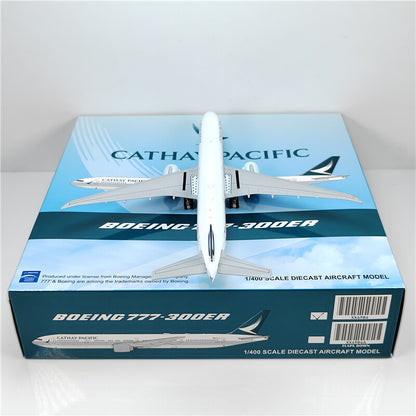 1:400 JC Wings CATHAY PACIFIC BOEING B777-300ER Airplane Diecast Aircraft Model