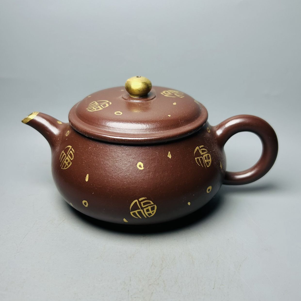 Vintage Chinese Yixing Purple Clay Teapot Zisha Ceremony Fashion Gift Teaware