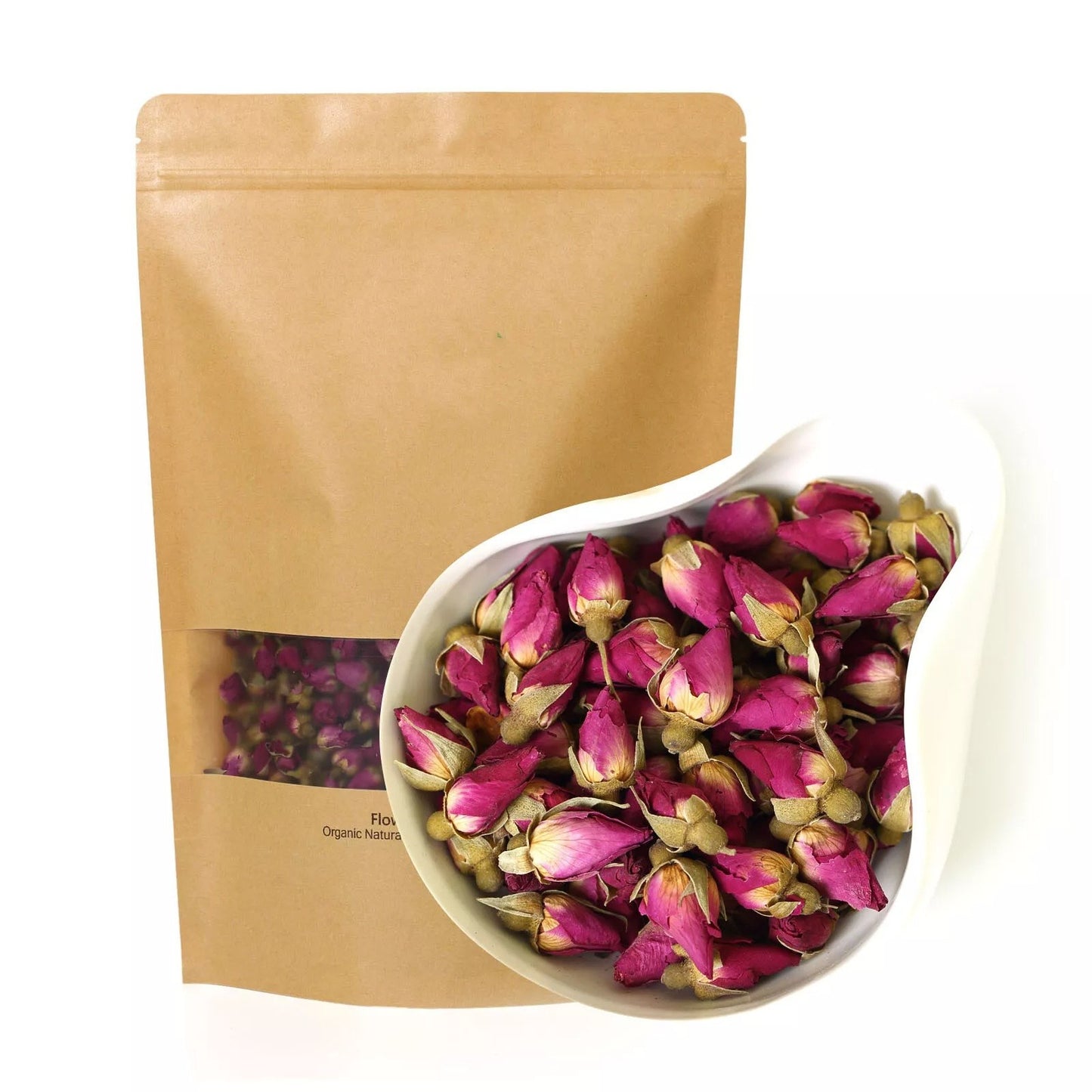 1000g Natural Red Rose Bud Dried Edible Petal Flower Chinese Flora Herbal Tea