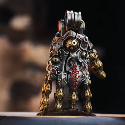 Mechanical Hand Desktop Ornament Retro Metal Craft for Daoist Youth Collection