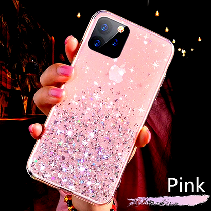 Case Cover For iPhone 11 Pro MAX Shockproof TPU Glitter Bling Funda Forro Cober