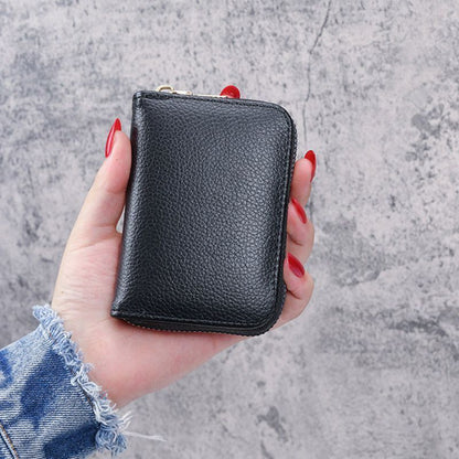Synthetic Leather Wallet ID Credit Card Holder Wallet Small Coin Purse Money Bag