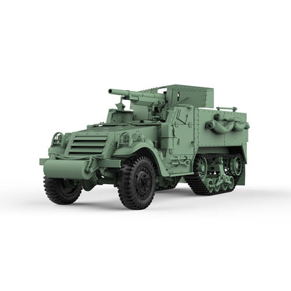 SSMODEL SS87551 1/87 Military Model Kit US M3 Multiple Gun Motor Carriage