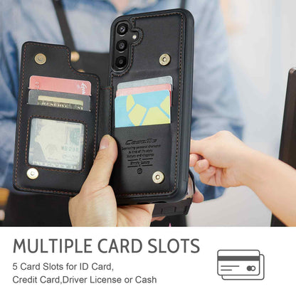 For Samsung Galaxy A16 Wallet Case with Card Holder for Women Men RFID Blocking