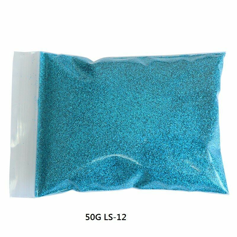 50G/Bag Holographic Glitter Nail Art Decoration Powder Pigment Laser Dust Sequin