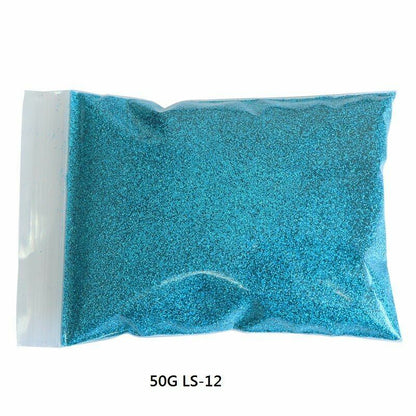 50G/Bag Holographic Glitter Nail Art Decoration Powder Pigment Laser Dust Sequin
