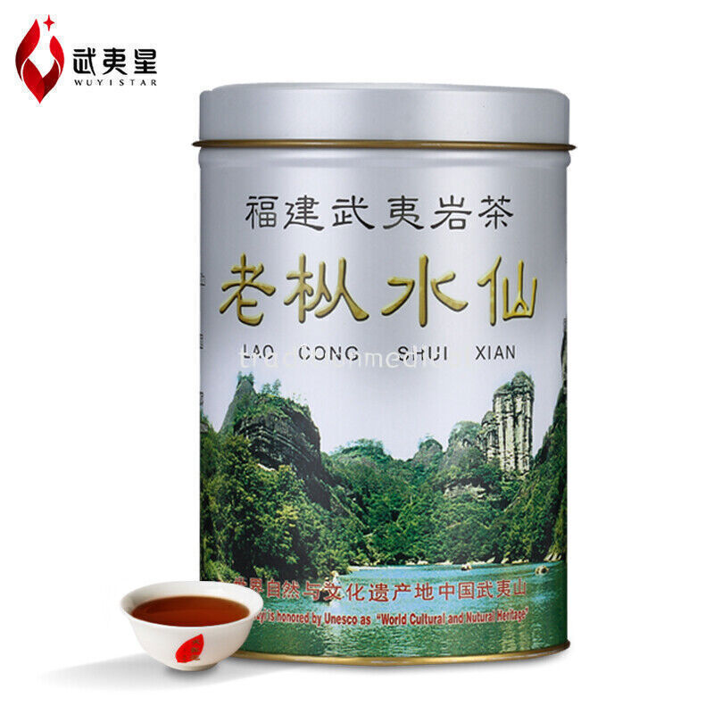 Wuyi Star Fujian Lao Cong Shui Xian Oolong Tea Shuixian WUYI YANCHA 125g 武夷星老枞水仙