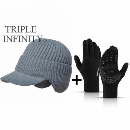 Winter Cap Baseball Outdoor Fishing Riding Thick Windproof Comfortable Soft Hat