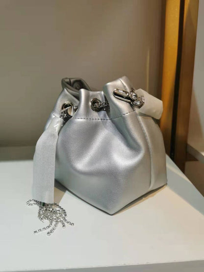 Bags Diamonds Female Shoulder Tassels Chains Handbags Women Crossbady Bag