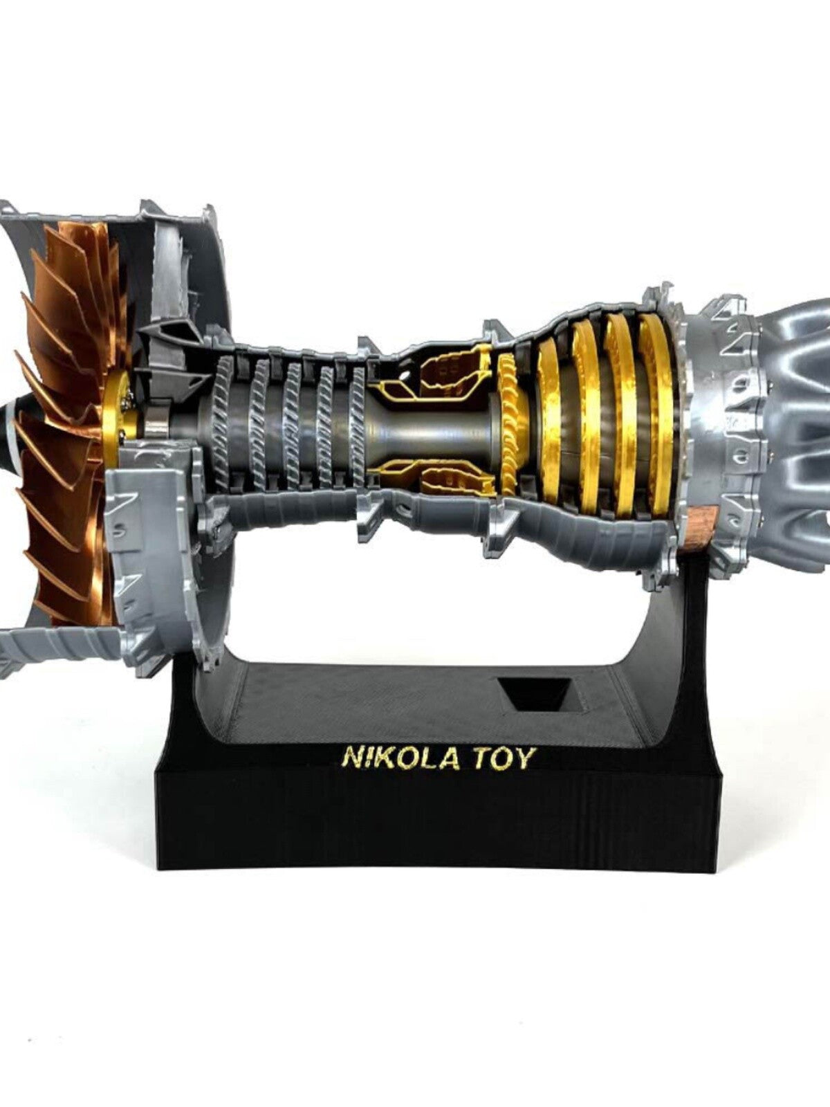 21cm Trent900 Turbofan Engine Model A380 Aircraft Engine Model Rotatable