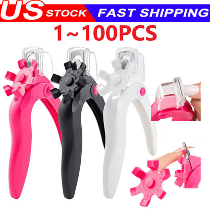 Nail Clippers Acrylic Nails Clipper Sizer Catcher Adjustable Salon Nail Cutter
