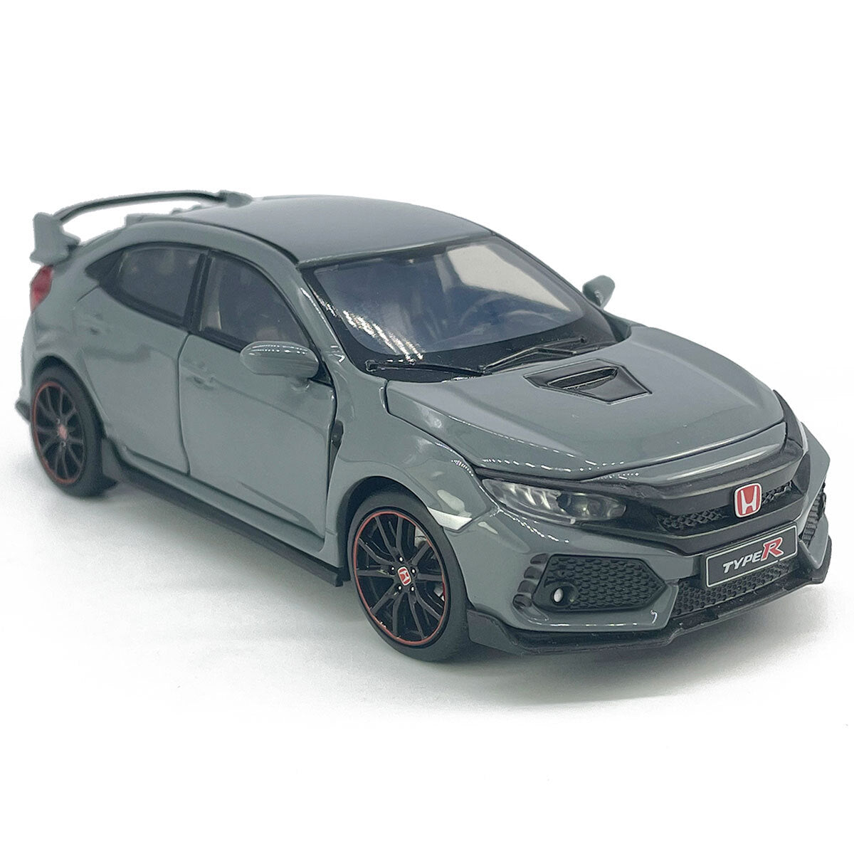 1/32 Honda Civic Type R Model Car Diecast Toy Cars Toys for Boys Kids Gifts Gray