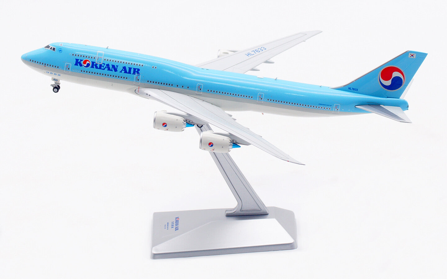 1:400 HX Models KOREAN AIR BOEING 747-8 Passenger Plane Diecast Airplane Model