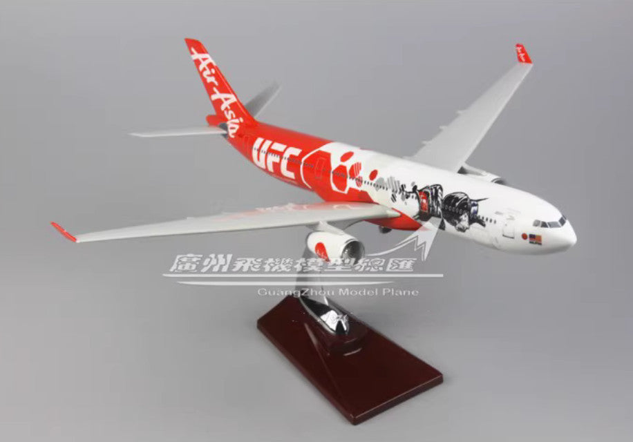40CM Air Asia AIRBUS A330 Passenger Airplane Plane Resin Aircrarft Model