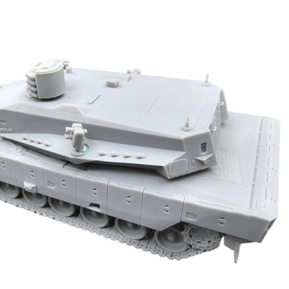 1/72/87/144 German KF51-U Main Battle Tank Unmanned Turret Model Kit 3D Printed