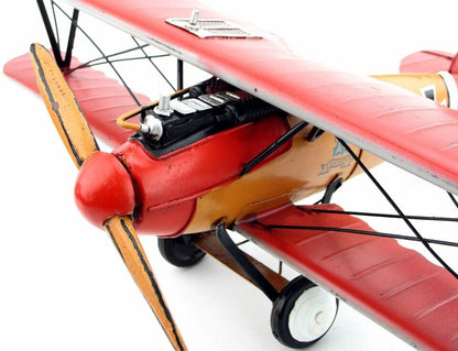 45CM Handmade Antique Germany Albatros D.V Fighter Tin Metal Reproduction Model