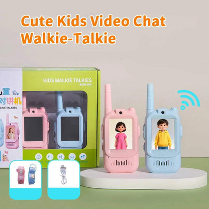 Kids Video Walkie Talkie with HD Screen | USB-C Rechargeable