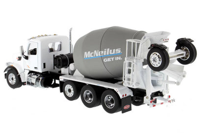1:50 Peterbilt McNeilus Concrete Mixer Construction Machine Diecast Model