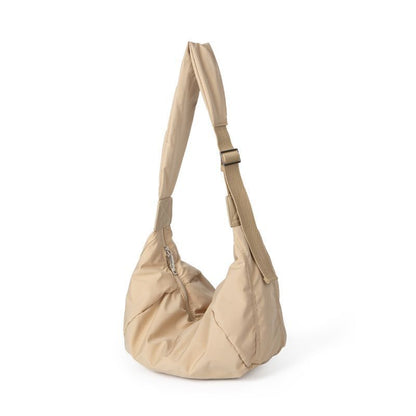 Cotton Bags Filled Nylon Large Single Shoulder Crossbody Dumpling Shape Bag 1 PC