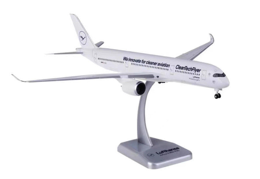 1:200 33CM Hogan Lufthansa AIRBUS A350-900 Plane  Aircraft ABS Plastic Model