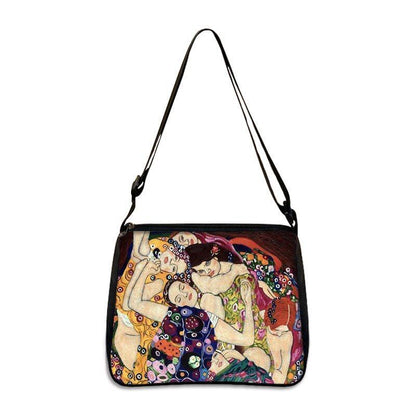 Famous Paintings Handbag Women Shoulder Bags Shopping Bag Canvas Pouch Zipper