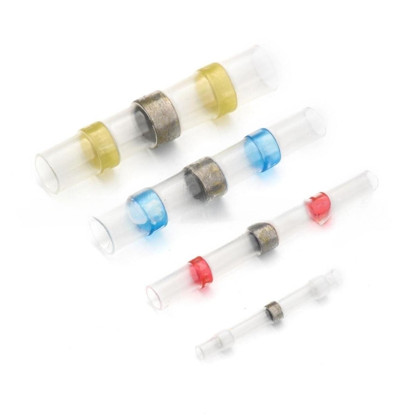 500PCS Waterproof Solder Sleeve Seal Heat Shrink Butt Wire Connectors Terminals