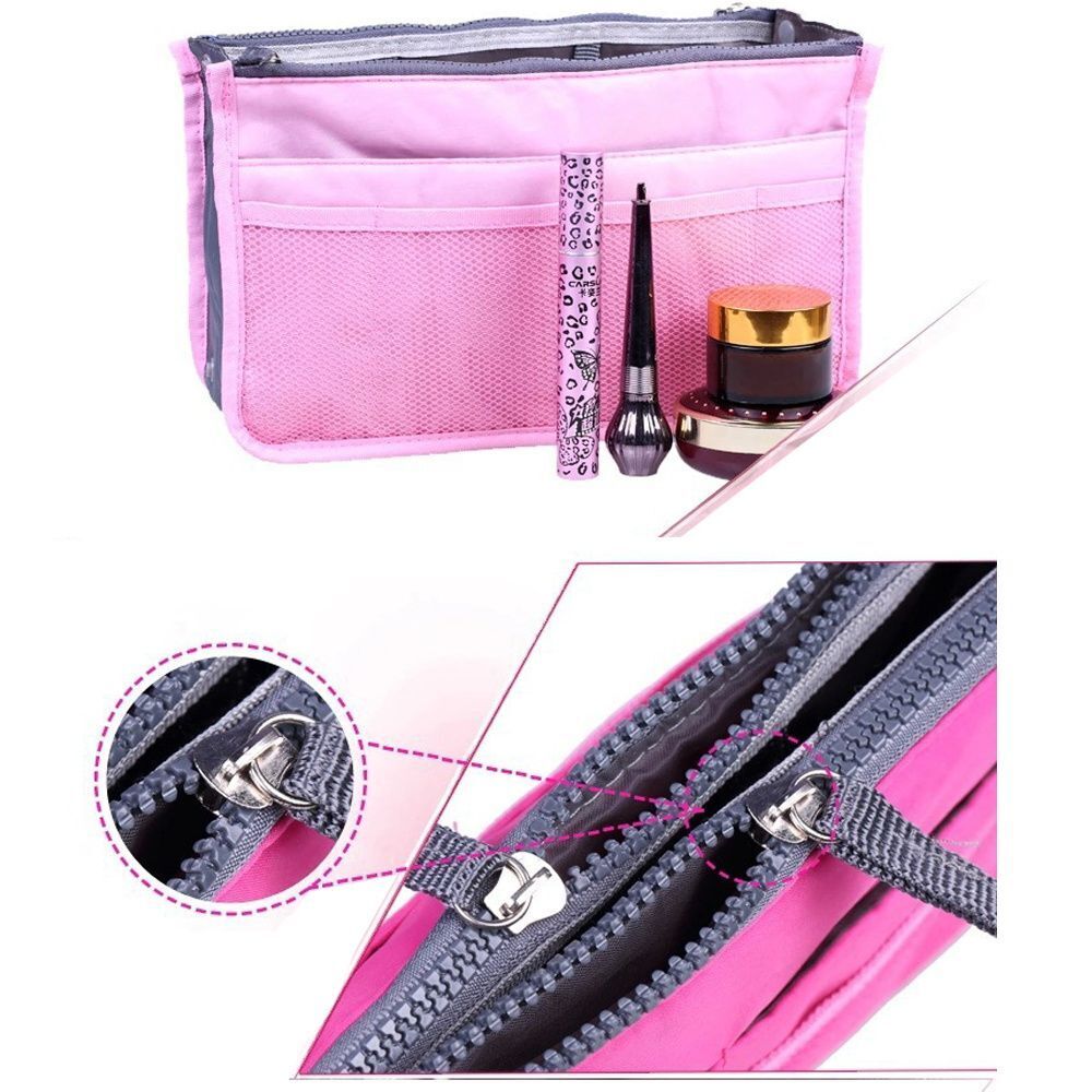 Organizer Insert Bag Folding Storage Bags Travel Insert Felt Organizer Purse 1PC