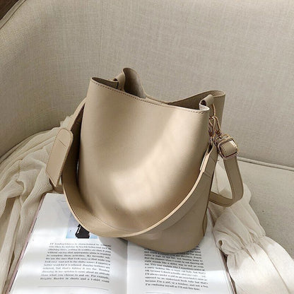 2piece/set Pu Leather Women's Handbags Ladies Tote Women Shoulder Crossbody Bag