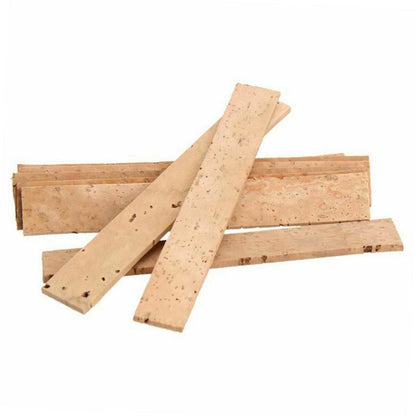 10pcs Natural Clarinet Neck Cork Sheet 8x1.1x0.2cm for Clarinet Neck Joint