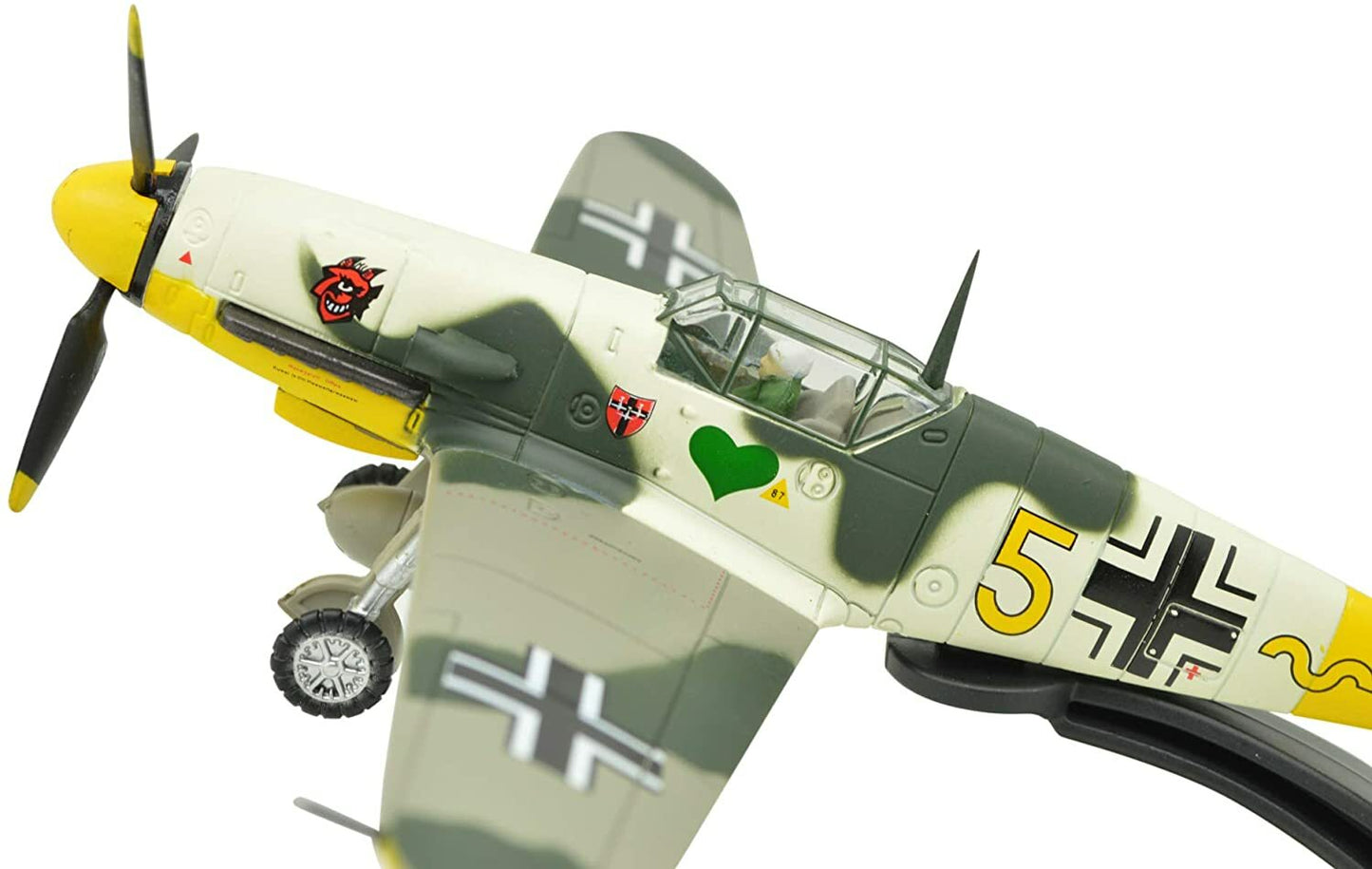 1:72 Messerschmitt Bf-109 Fighter Attack Metal Plane Model,WWII Luftwaffe 1942