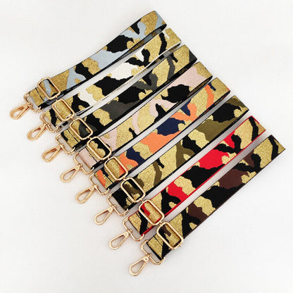Camouflage Print Bag Shoulder Strap Handbag Replacement Adjustable Belt Handle ⊰