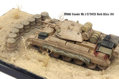 S-Model 1/72 PP0062 Crusader MK.Ⅰ/Ⅱ T44723 Tank North Africa 1941 Model+platform