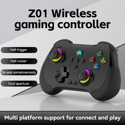 Z01 Wireless Game Controller for SWITCH, Android and ios computers, PS3 and PS4