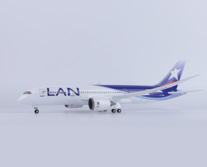 1:130 43CM LAN BOEING 787 Passenger Airplane Landing Gear Resin Aircraft Model