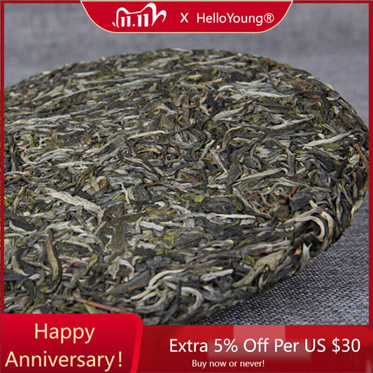 357g Top Yunnan Pu'er Green Tea Cake Gift Tea Natural Age Tree Cha-