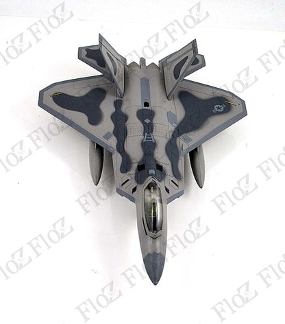 F-22 Raptor 27FS fighting eagle 1/100 diecast stealth Aircraft plane Model