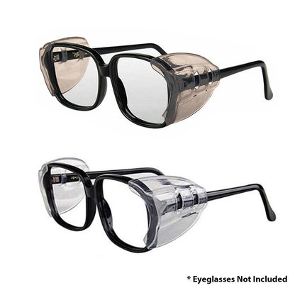 1~10Pairs Side Shields For Eye Glasses Slip On Safety Glasses Shield Universal