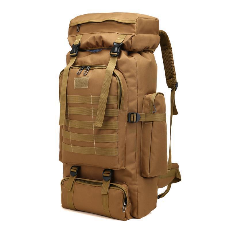 80LTactical Backpack Oxford Men Camping Hiking Hunting Bag Traveling Backpack