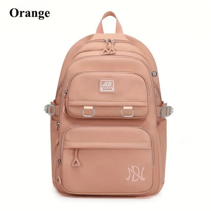 Students Backpack Nylon Double Shoulder Bag Fashion Travel College Bag