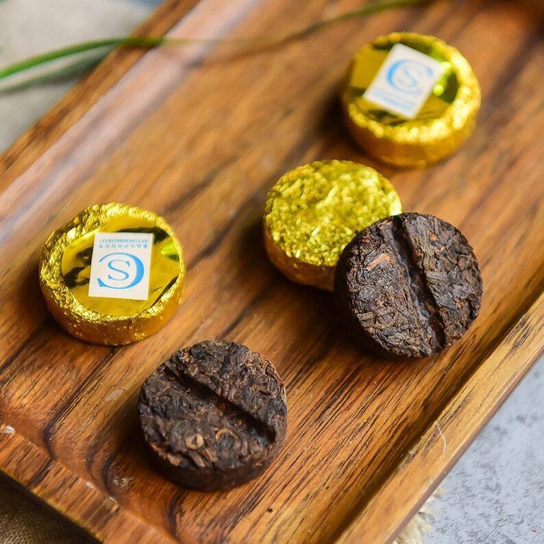 Organic Mini Pu'er Tea Yunnan Ripe Puerh Tea Natural Healthy Tea