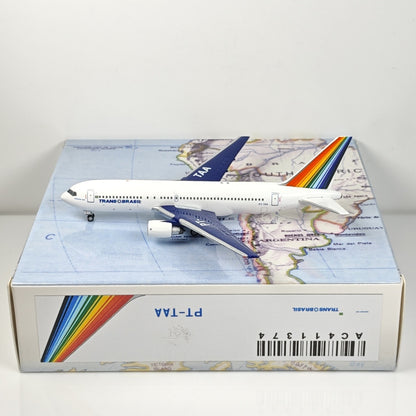 1:400 Aeroclassics Transbrasil B767-200 PT-TAA Passenger Plane Diecast Model