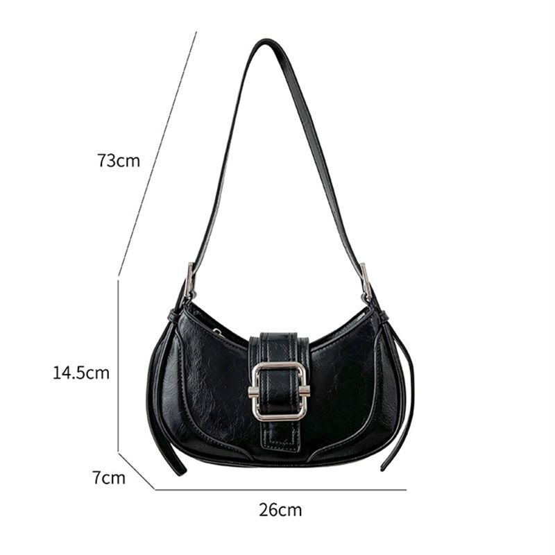 Denim Blue Underarm Bag Spring Cowboy Shoulder Bag Hobo Armpit Bag Purse Handbag