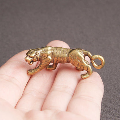 Zodiac Tiger Keychain Pendant for Attracting Wealth and Blessing Pendant